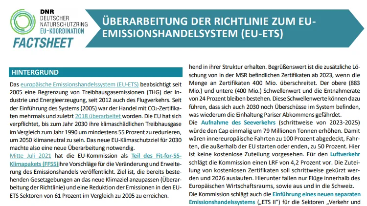 Screenshot Factsheet